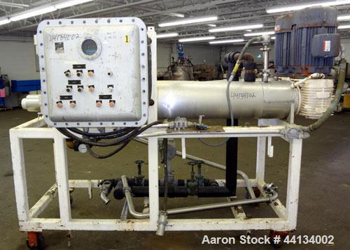 Used Stainless Steel Chemetron Votator Scraped Surface Heat Exchange