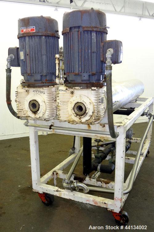 Used Stainless Steel Chemetron Votator Scraped Surface Heat Exchange