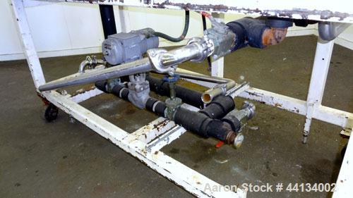 Used Stainless Steel Chemetron Votator Scraped Surface Heat Exchange