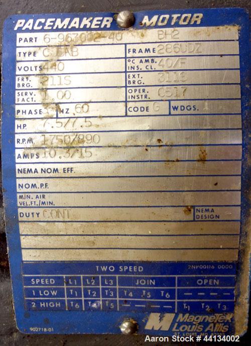 Used Stainless Steel Chemetron Votator Scraped Surface Heat Exchange