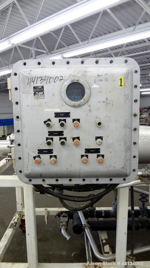 Used Stainless Steel Chemetron Votator Scraped Surface Heat Exchange