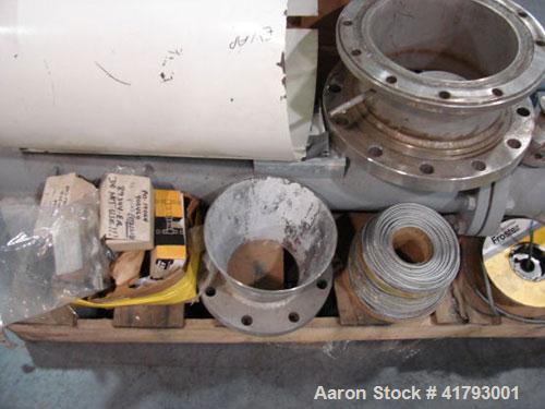 Used-Cherry Burrell 10" Turba Film Processor Evaporator Vota, model 10-028. Leroy Somer 7.5 hp motor with coupling safety sh...