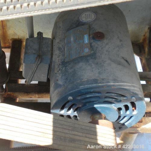 Used Cherry Burrell Thermutator Scraped Surface Heat Exchanger, Model 672L, 316 stainless steel. Approximately 18 square feet ( 9 square feet per tube). (2) 6" Diameter x 72" long jacketed horizontal...