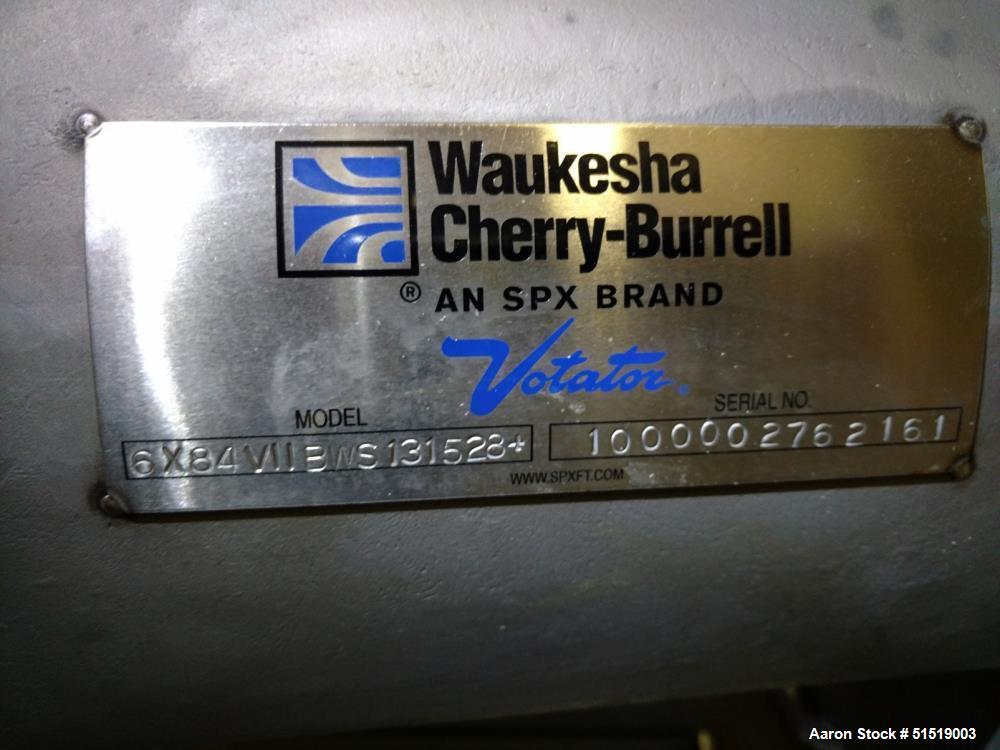 Waukesha Cherry Burrell SPX 6" x 84" Votator II Scraped Surface Heat Exchanger.