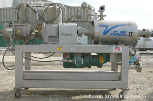 Used: Stainless Steel Cherry Burrell Votator Scraped Surface Heat Exchanger