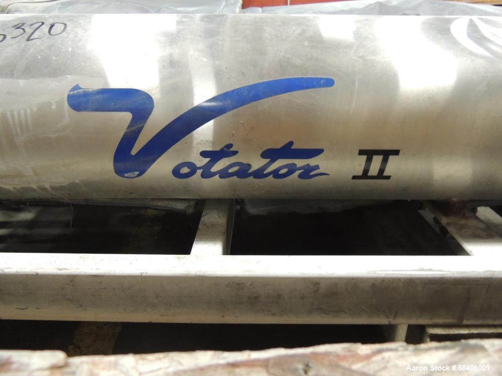 Used Cherry Burrell Votator II Horizontal 6x72 Scraped Surface Heat Exchanger