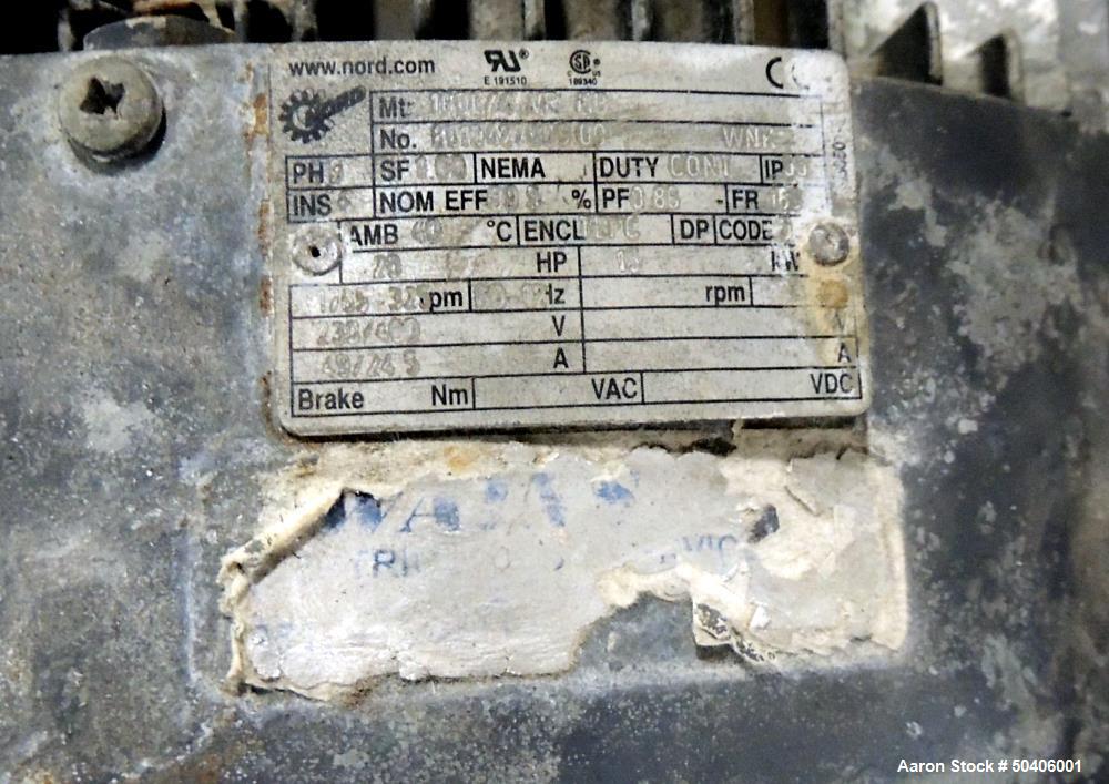 Used- Cherry Burrell Votator II Horizontal 6x72 Scraped Surface Heat Exchanger