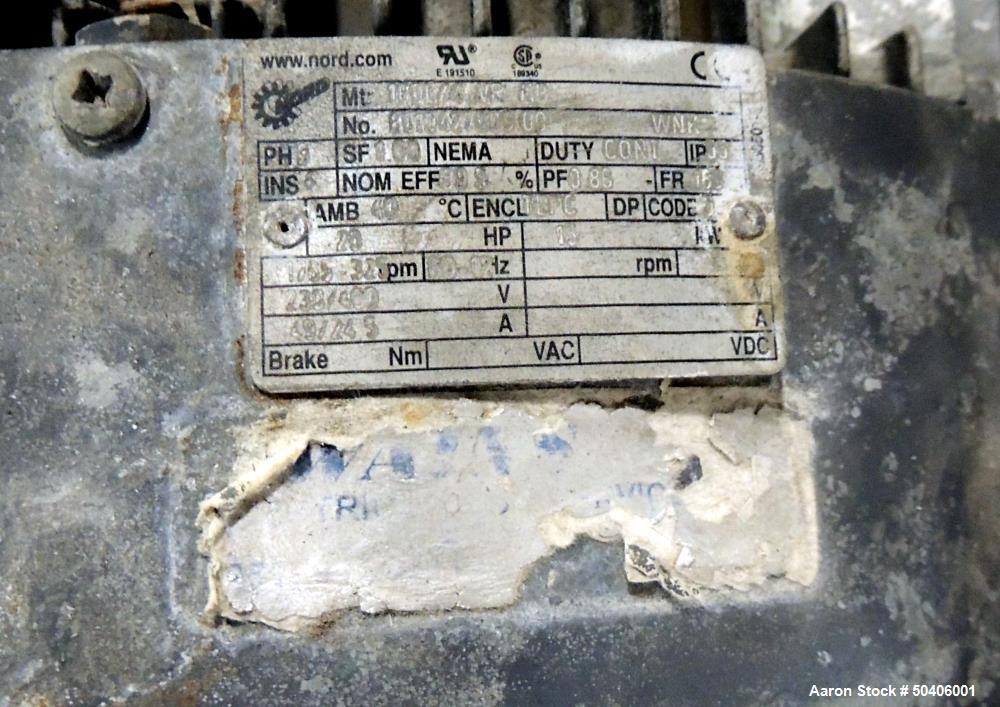 Used Cherry Burrell Votator II Horizontal 6x72 Scraped Surface Heat Exchanger