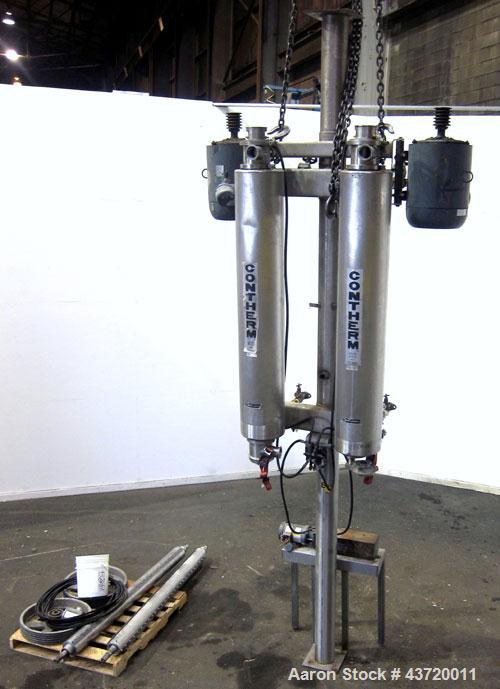 Used Delaval Contherm Scraped Surface Heat Exchanger, Type HC,SPN