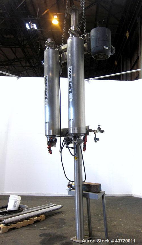 Used Delaval Contherm Scraped Surface Heat Exchanger, Type HC,SPN