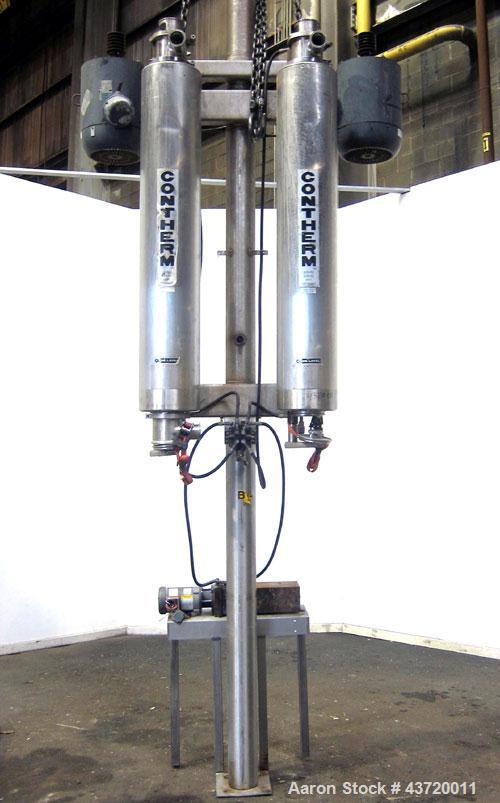 Used Delaval Contherm Scraped Surface Heat Exchanger, Type HC,SPN
