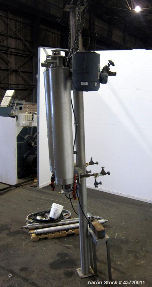 Used Delaval Contherm Scraped Surface Heat Exchanger, Type HC,SPN