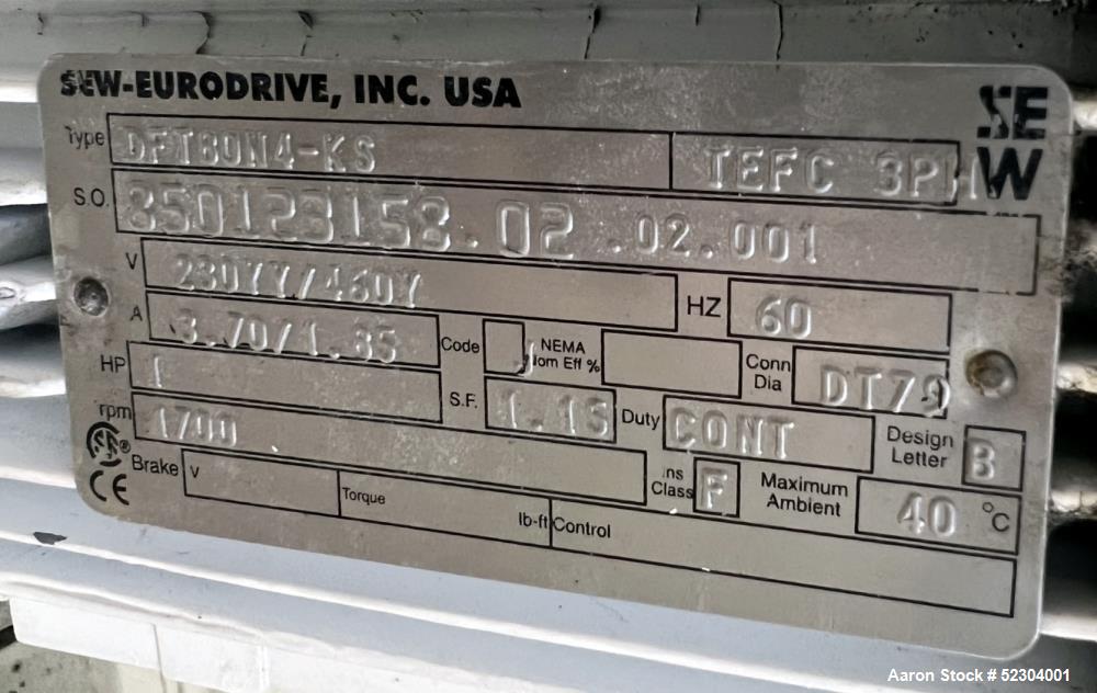 Groen DR1218 Scrap Surface Heat Exchanger/ Evaporator