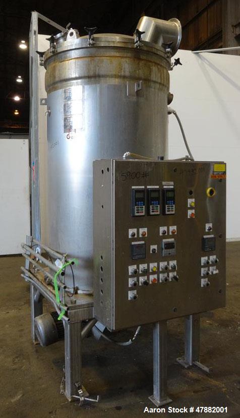 Used GPE Groen DR Series Scraped Surface Heat Exchanger Evaporator, Model DR-36