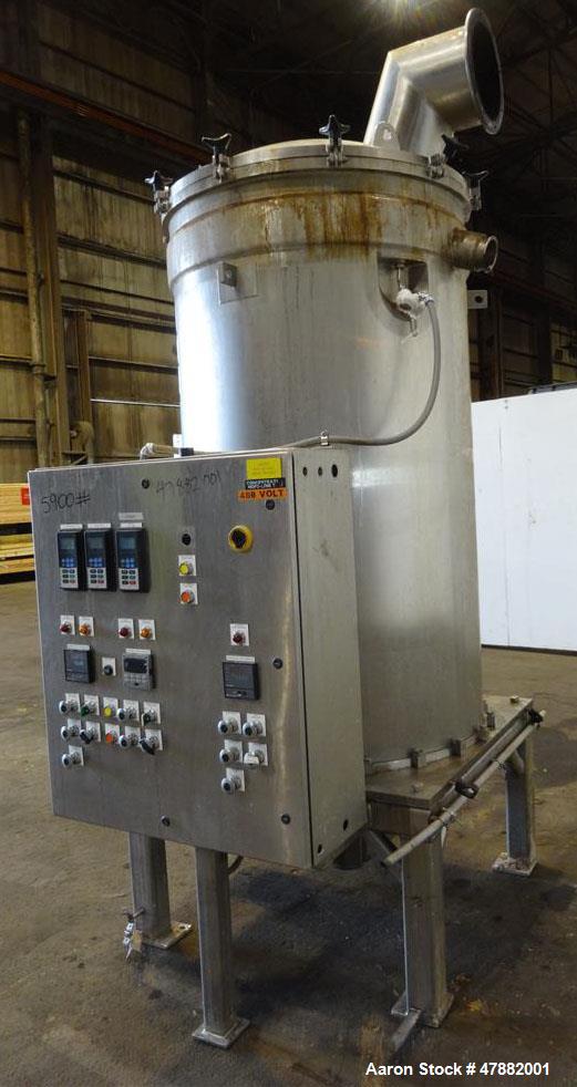 Used GPE Groen DR Series Scraped Surface Heat Exchanger Evaporator, Model DR-36