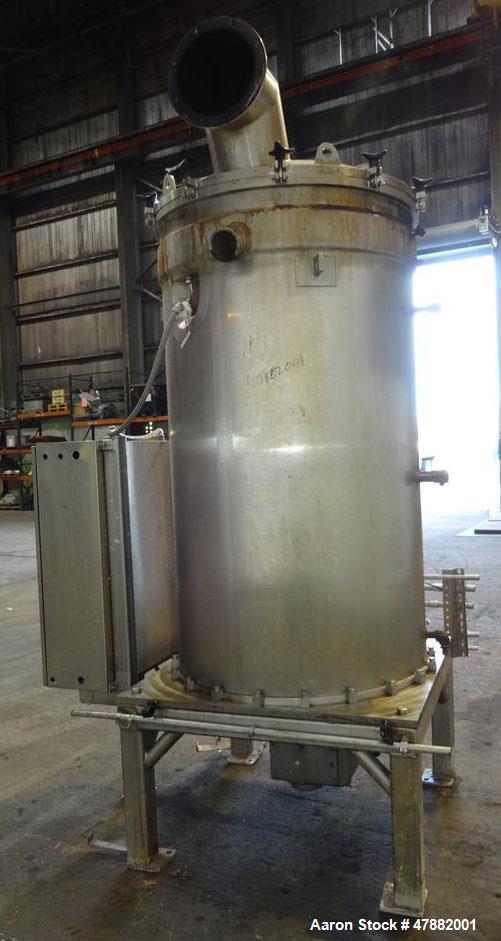 Used GPE Groen DR Series Scraped Surface Heat Exchanger Evaporator, Model DR-36