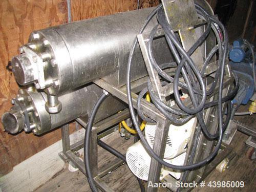 Used Stainless Steel Twin Tube Scraped Surface Heat Exchanger
