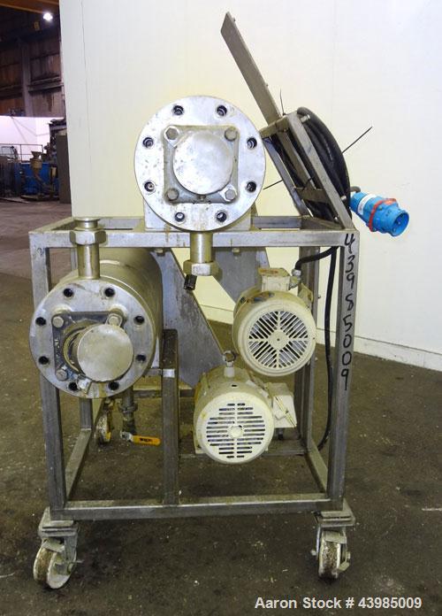 Used Stainless Steel Twin Tube Scraped Surface Heat Exchanger