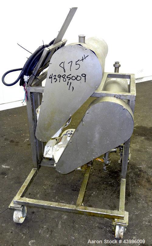 Used Stainless Steel Twin Tube Scraped Surface Heat Exchanger