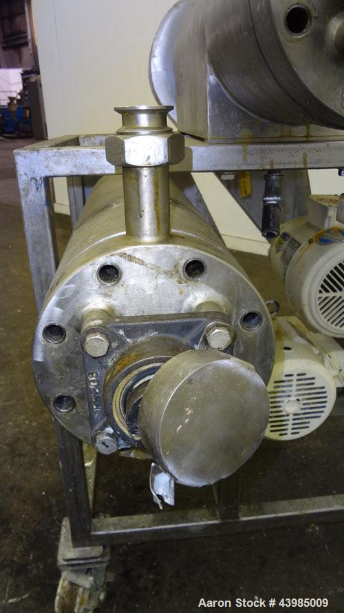 Used Stainless Steel Twin Tube Scraped Surface Heat Exchanger