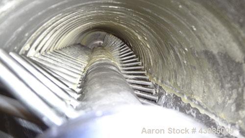 Used Stainless Steel Twin Tube Scraped Surface Heat Exchanger