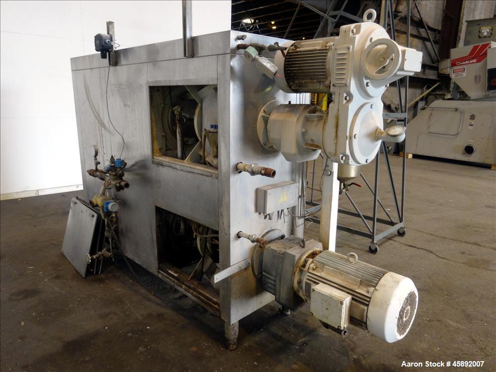 Used Schroder Kombinator Twin Tube Horizontal Cold Extruder
