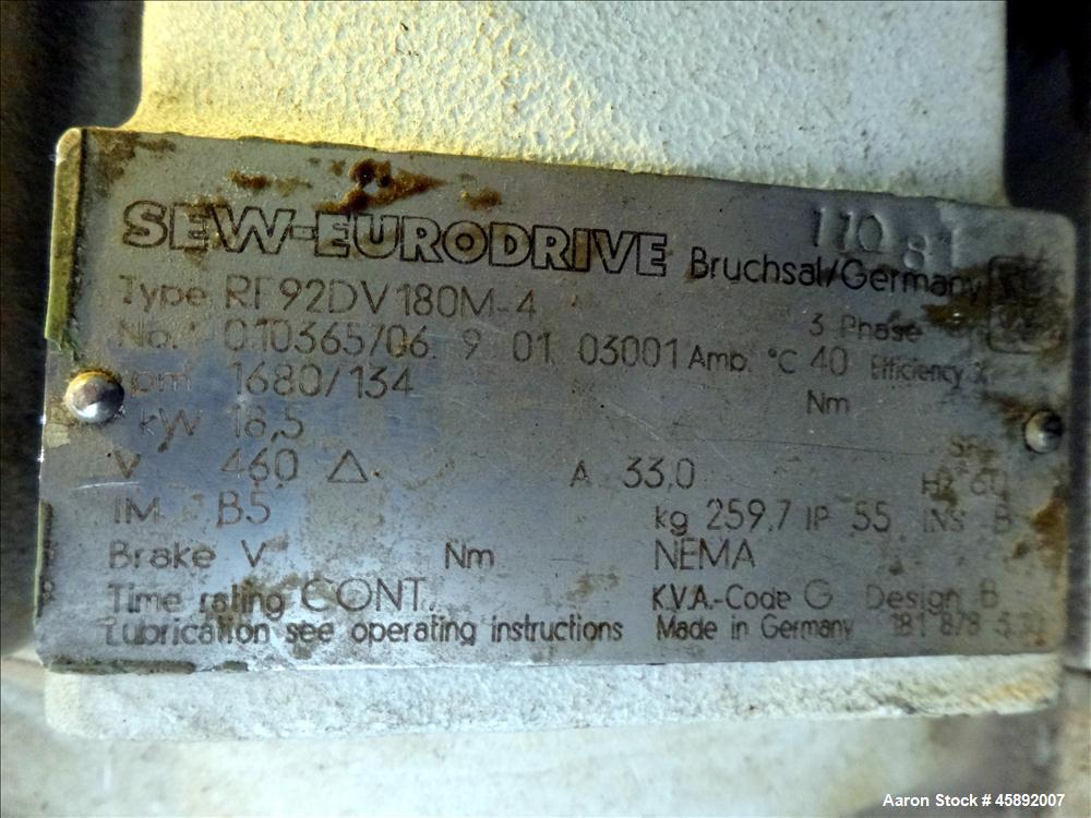 Used Schroder Kombinator Twin Tube Horizontal Cold Extruder