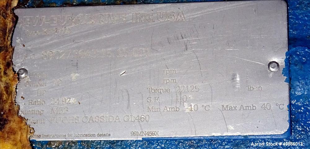 Used Terlet Terlotherm Scraped Surface Heat Exchanger
