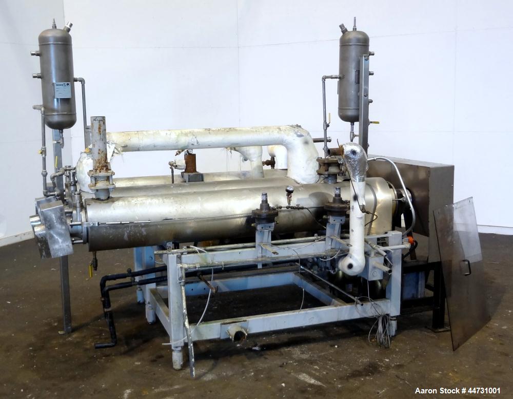 Used Nickel Votator Triple Tube Scraped Surface Heat Exchanger System