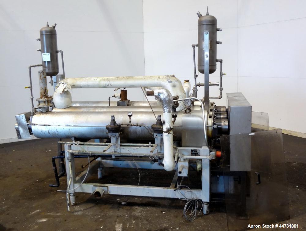 Used Nickel Votator Triple Tube Scraped Surface Heat Exchanger System