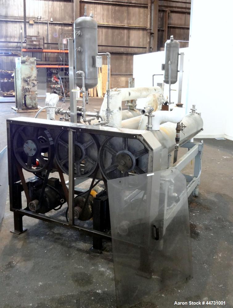Used Nickel Votator Triple Tube Scraped Surface Heat Exchanger System