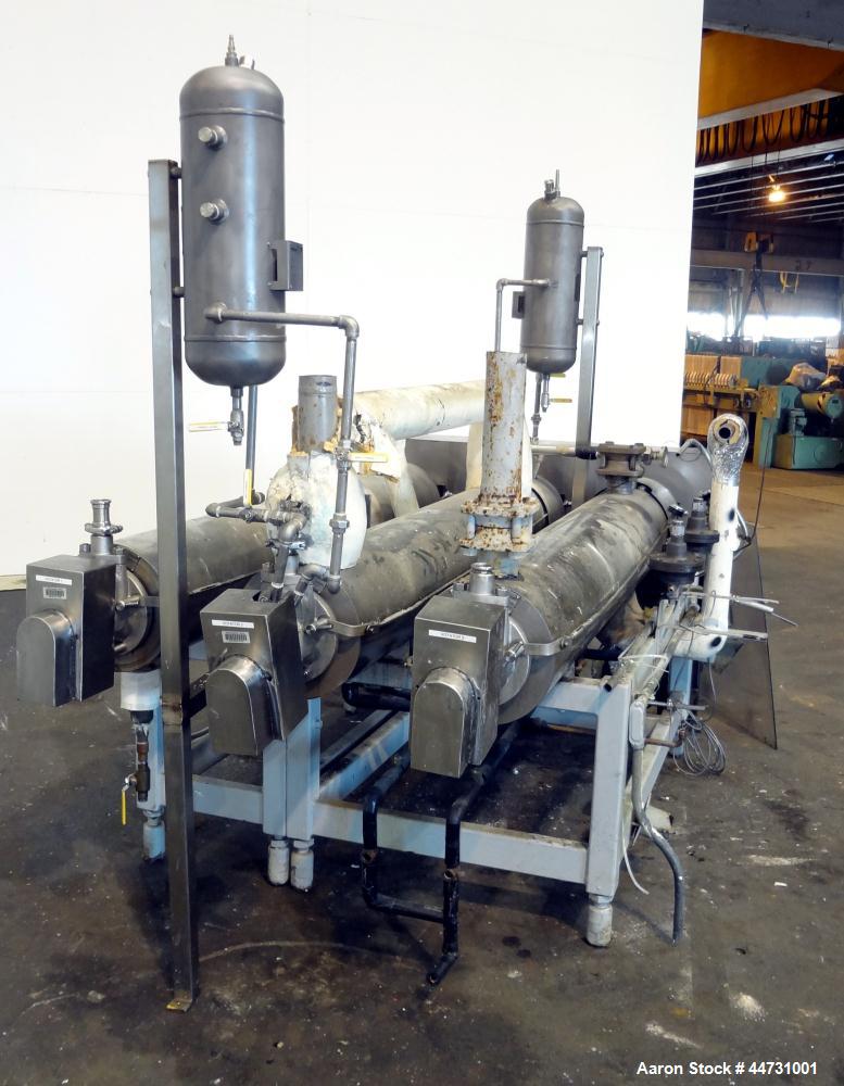 Used Nickel Votator Triple Tube Scraped Surface Heat Exchanger System