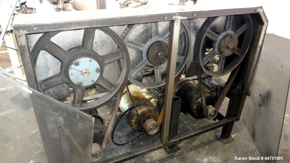 Used Nickel Votator Triple Tube Scraped Surface Heat Exchanger System