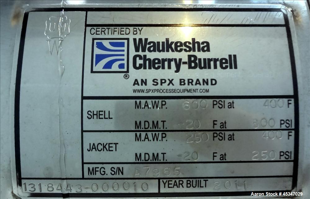 Used Stainless Steel Votator / SPX Votator II, 6" x 72" Scraped Surface Exchang