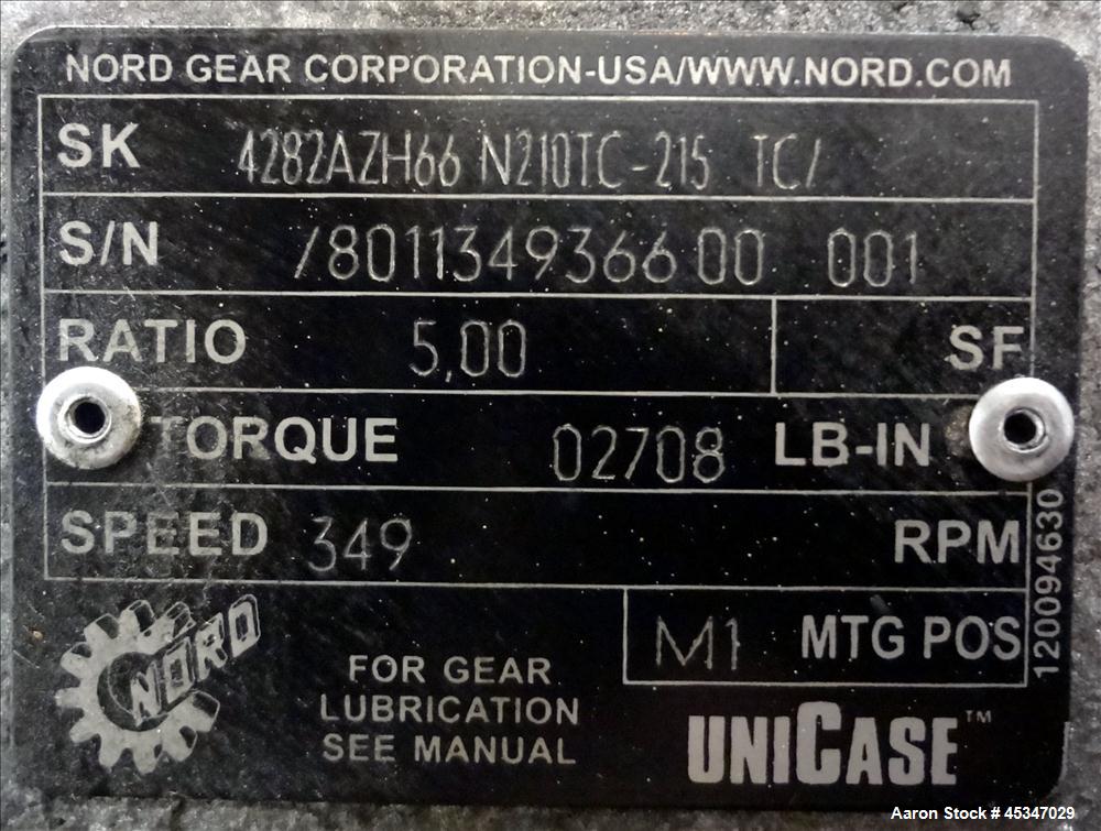 Used Stainless Steel Votator / SPX Votator II, 6" x 72" Scraped Surface Exchang