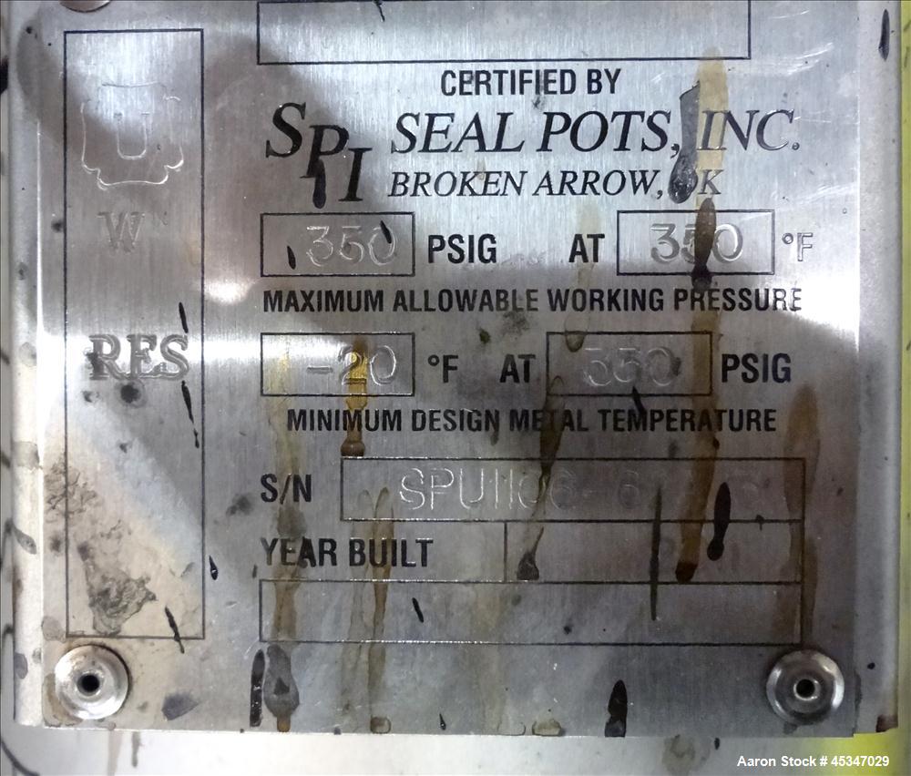 Used Stainless Steel Votator / SPX Votator II, 6" x 72" Scraped Surface Exchang