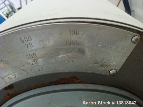 Used Waukesha-Cherry Burrell Model A6260 stainless steel votator mixer with 2" inlet and outlet. 20 hp SEW motor.