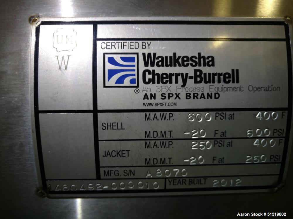 Used- Waukesha Cherry Burrell SPX 6" x 84" Votator II Scraped Surface Heat Excha