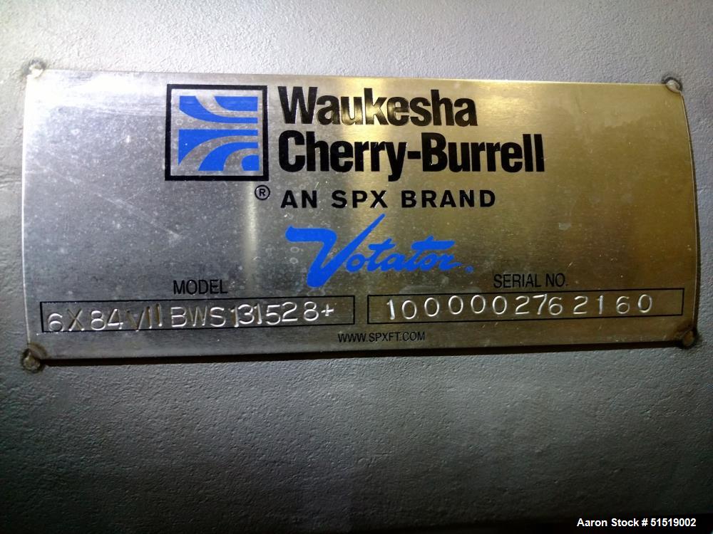 Used- Waukesha Cherry Burrell SPX 6" x 84" Votator II Scraped Surface Heat Excha