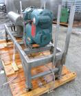 Used Chemetron Votator Scraped Surface Heat Exchanger, 6 square feet, 304 stainless steel. (1) Approximately 6