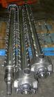 Used APV Vertical Scraped Surface Heat Exchanger System, 316 stainless steel. Consisting of: (2) APV scraped surface heat exchangers, model V884WWNN, 14.5 square feet heating surface per tube, 29 tot...
