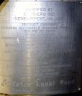 Used Stainless Steel Alfa Laval Contherm Scraped Surface Heat Exchanger, 6 sq f