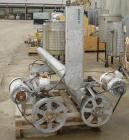 Used Alfa Laval Contherm Dual Chamber Votator Scraped Surface Heat Exchanger, 12 Square Feet, Model 6X6, 316 Stainless Steel. (2) 6