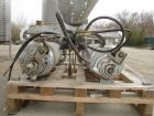 Used Alfa Laval Contherm Dual Chamber Votator Scraped Surface Heat Exchanger, 12 Square Feet, Model 6X6, 316 Stainless Steel. (2) 6