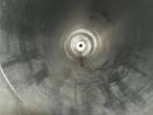 Used Alfa Laval Scraped Surface Heat Exchanger, Approximately 9 Square Feet, Model 6 X 9, 316 Stainless Steel. 6'' diameter x 72'' long horizontal chamber, internal rated 300 psi at 300 deg F, jacket...