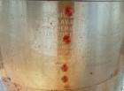 Used Alfa Laval Contherm Vertical Scraped Surface Heat Exchanger System, 27 total square feet, 316 stainless steel. Consisting of: (3) Alfa Laval scraped surface heat exchangers, model 6X9. 9 square ...