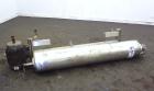 Used Stainless Steel Alfa Laval Contherm Scraped Surface Heat Exchanger, Model 6X9
