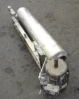 Used Stainless Steel Alfa Laval Contherm Scraped Surface Heat Exchanger, Model 6X9
