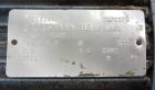 Used Stainless Steel Alfa Laval Contherm Scraped Surface Heat Exchanger, Model 