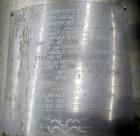 Used Stainless Steel Alfa Laval Contherm Scraped Surface Heat Exchanger, Model 